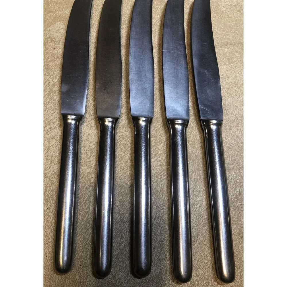 QUALITY SOLA SWISS SWITZERLAND STAINLESS STEEL 5 PCS KNIVES‎
